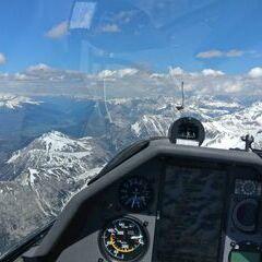 Flugwegposition um 13:29:56: Aufgenommen in der Nähe von 39030 Enneberg, Südtirol, Italien in 3511 Meter